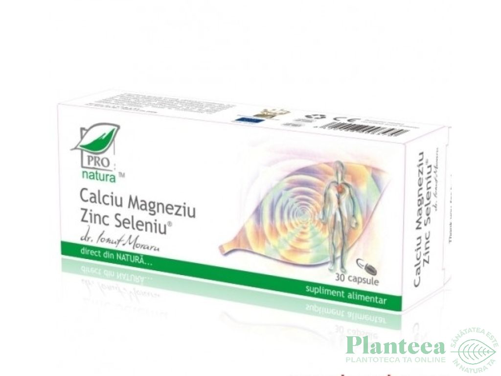 Calciu Mg Zn Se 30cps - MEDICA