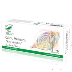Calciu Mg Zn Se 30cps - MEDICA