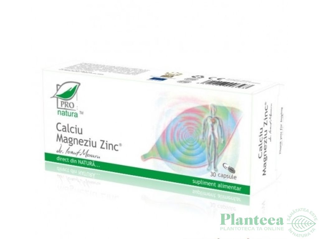 Calciu Mg Zn 30cps - MEDICA