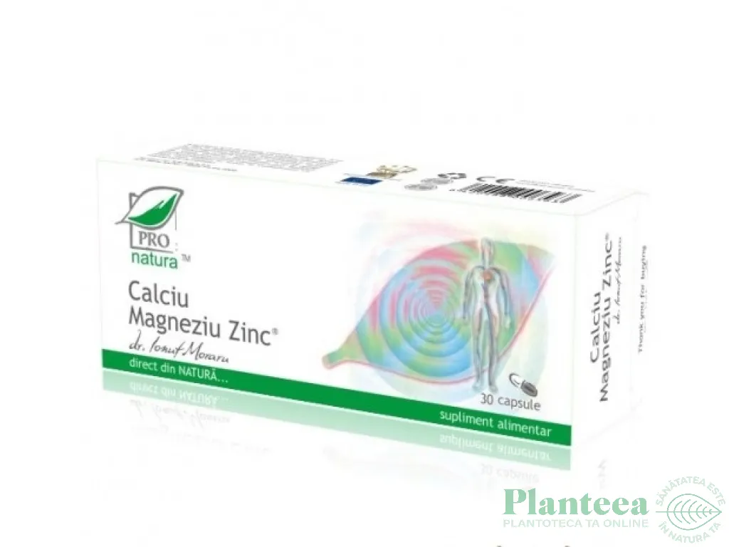 Calciu Mg Zn 30cps - MEDICA