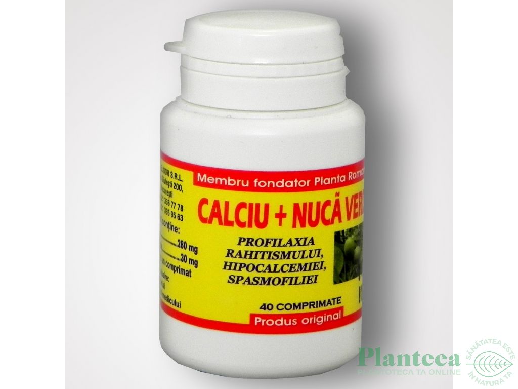 Calciu nuca verde 40cp - ELIDOR