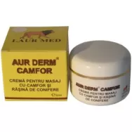 Crema masaj camfor rasina conifere Aur Derm 50ml - LAUR MED