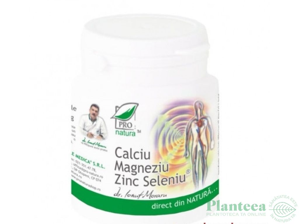 Calciu Mg Zn Se 150cps - MEDICA