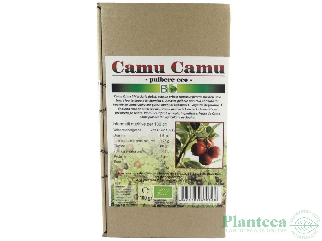 Pulbere camu camu eco 100g - DECO ITALIA