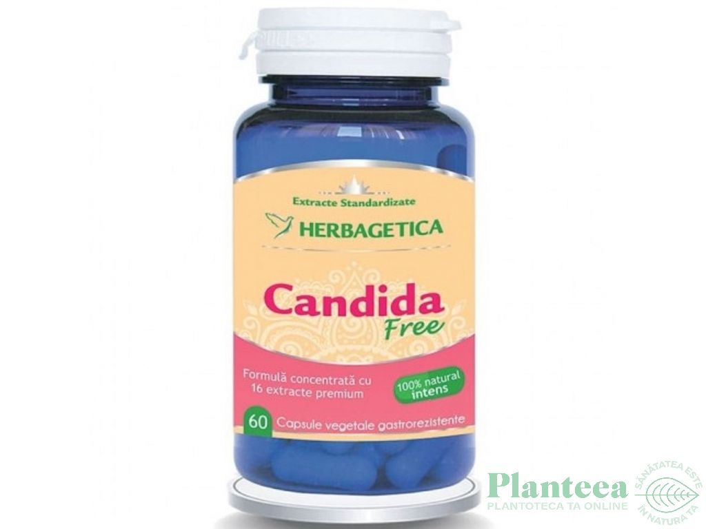 Candida free 60cps - HERBAGETICA