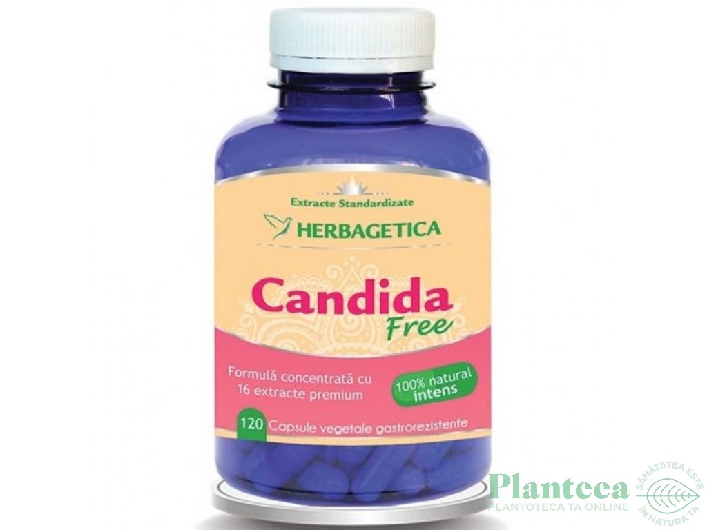 Candida free 120cps - HERBAGETICA