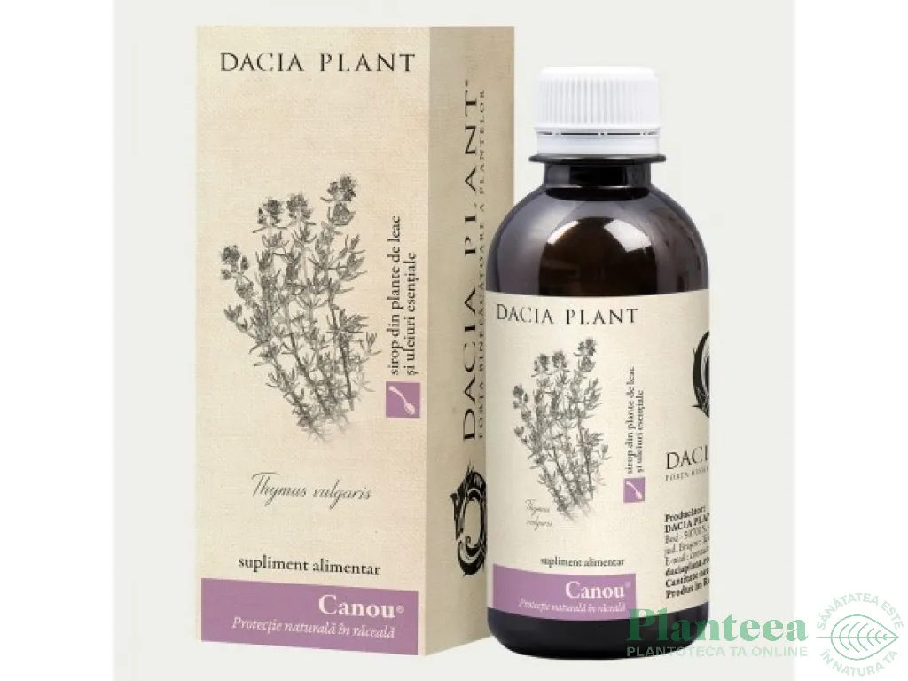 Sirop Canou protectie raceala 200ml - DACIA PLANT