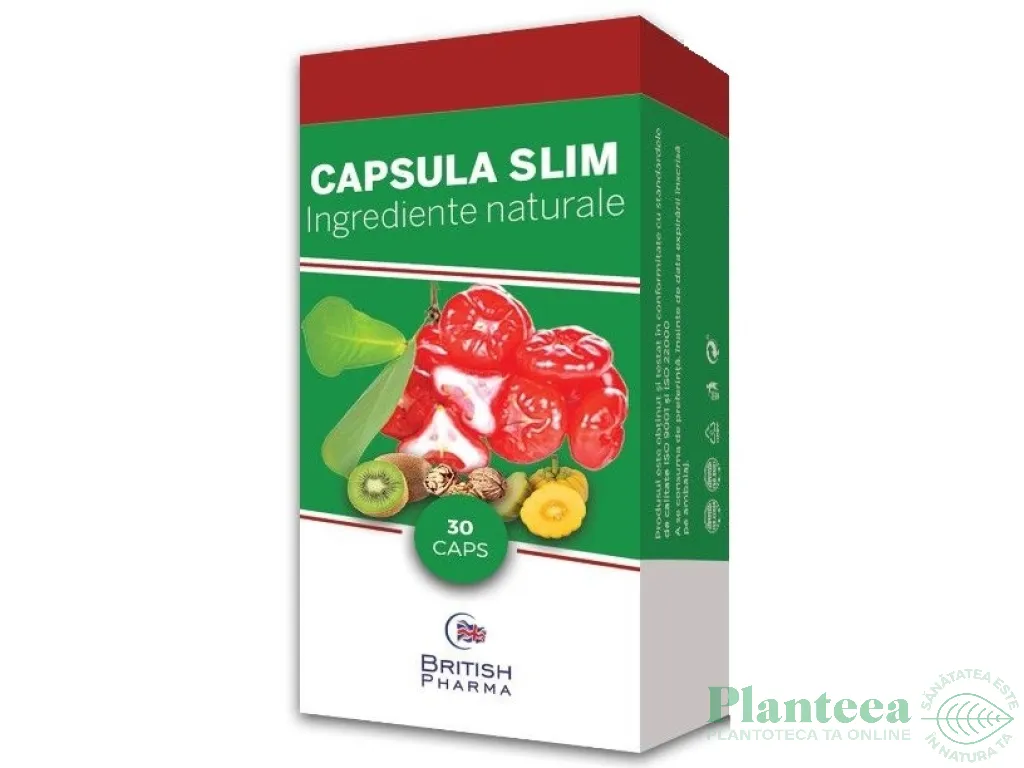 Capsula slim slabit 30cps - BRITISH PHARMA
