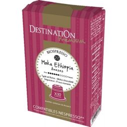 Cafea capsule arabica nr22 Moka Etiopia eco 10x5,5g - DESTINATION