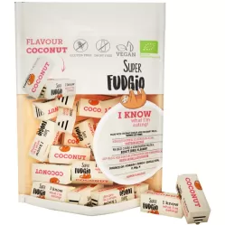 Caramele vegane cocos fara gluten bio 150g - SUPER FUDGIO