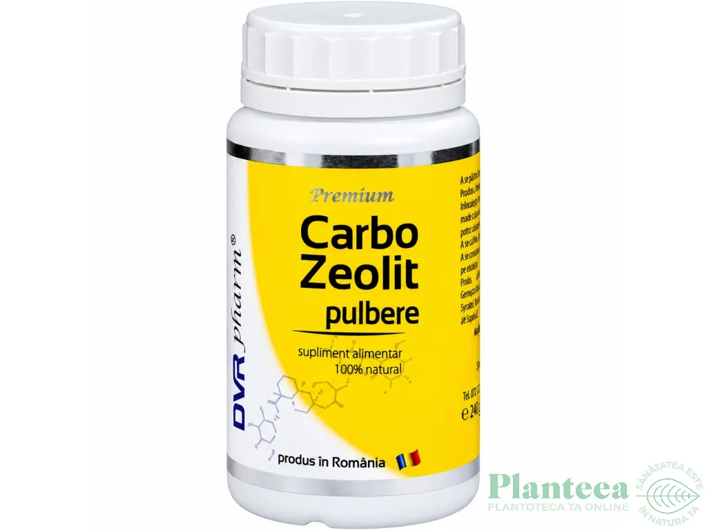 Carbo zeolit pulbere 240g - DVR PHARM