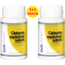 Pachet Carbune medicinal pulbere 2x200g - DVR PHARM