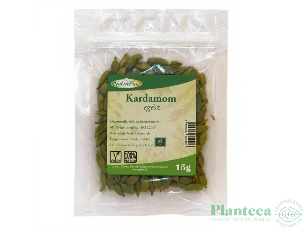 Condiment cardamom verde intreg 15g - NATURPIAC