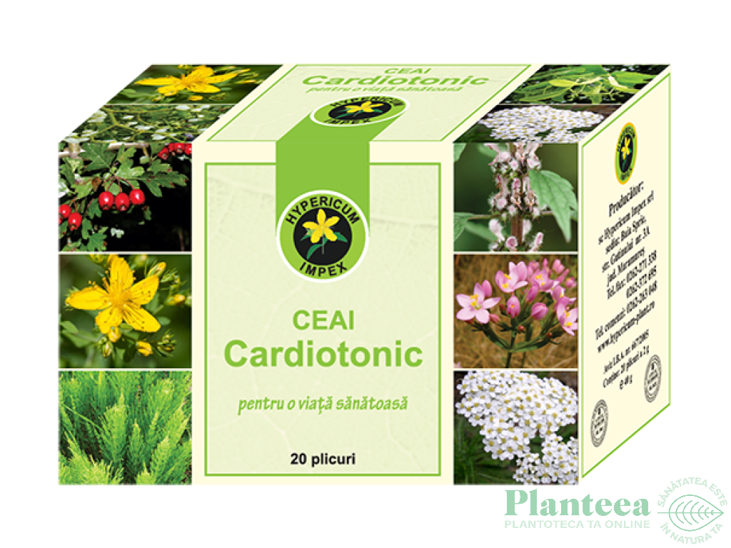 Ceai cardiotonic 20dz - HYPERICUM PLANT