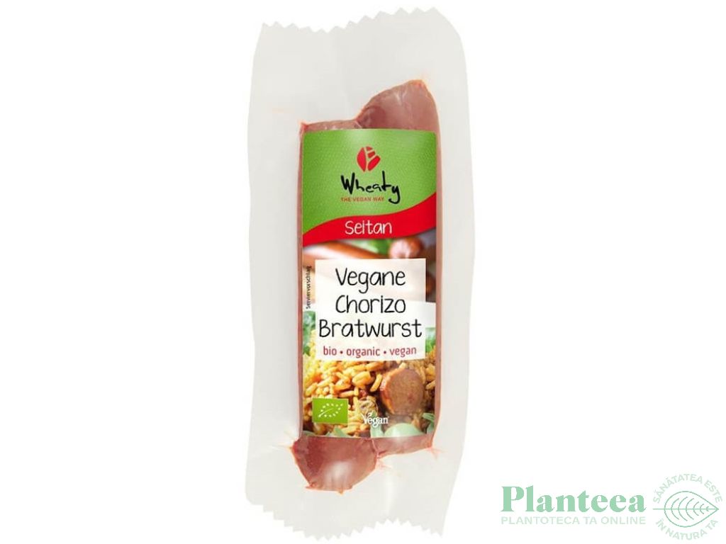 Carnati vegani seitan chorizo 130g - WHEATY