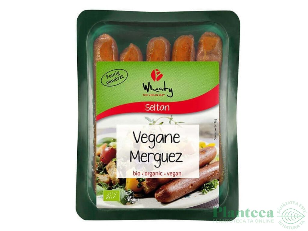 Carnati vegani seitan Merguez 200g - WHEATY