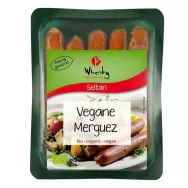 Carnati vegani seitan Merguez 200g - WHEATY