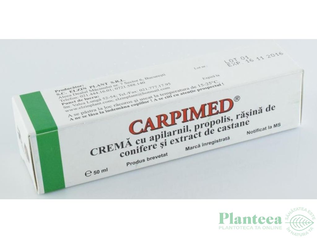 Crema Carpimed 50ml - ELZIN PLANT