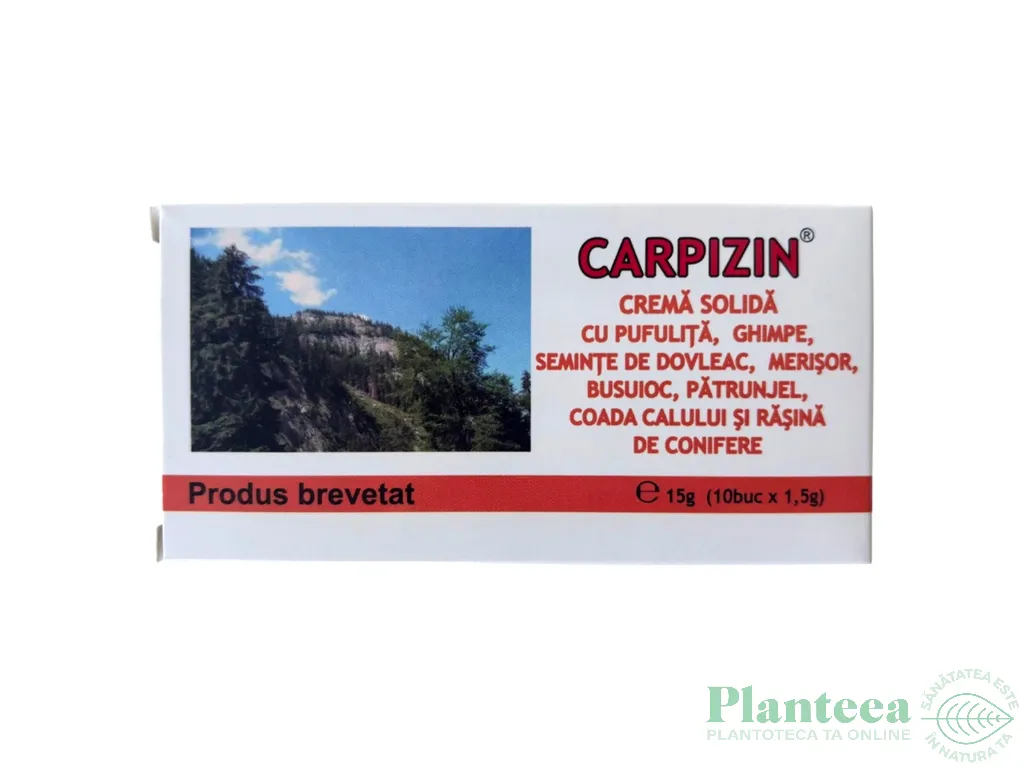 Supozitoare Carpizin 10x1,5g - ELZIN PLANT