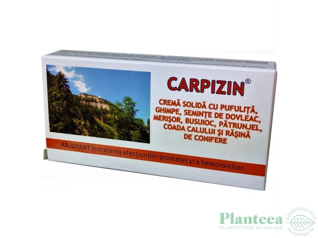 Supozitoare Carpizin 10x1,5g - ELZIN PLANT
