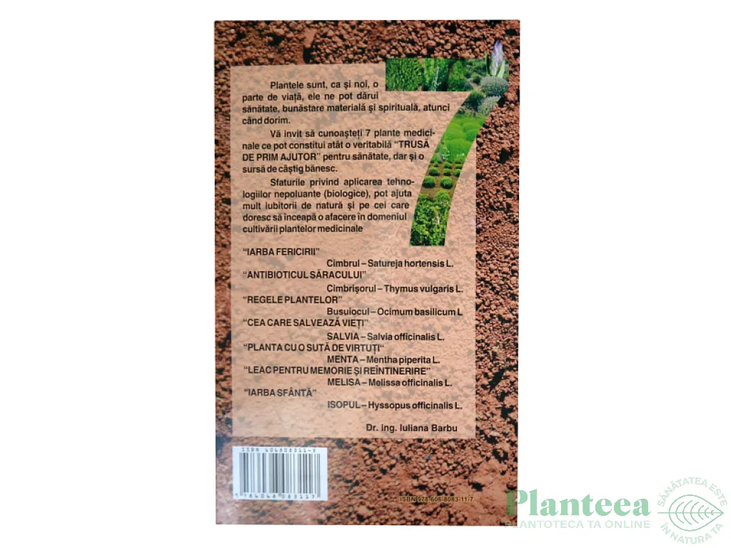 Carte Sanatate si arginti prin folosirea si cultivarea a 7 plante binecuvantate 534pg - URBAN LIFESTYLE