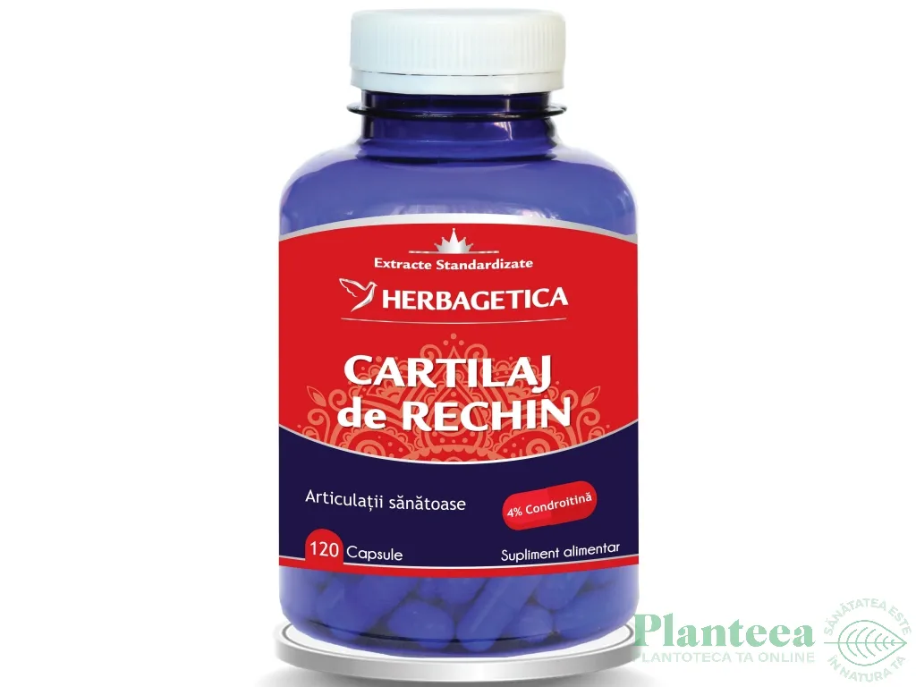 Cartilaj rechin 120cps - HERBAGETICA