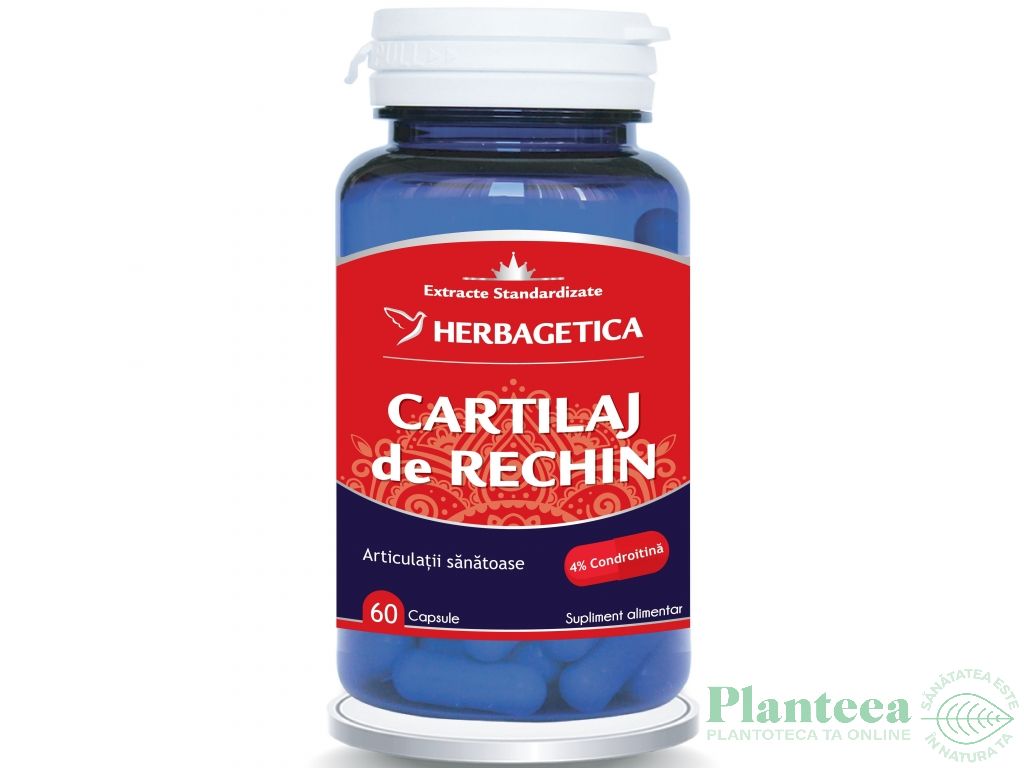 Cartilaj rechin 60cps - HERBAGETICA