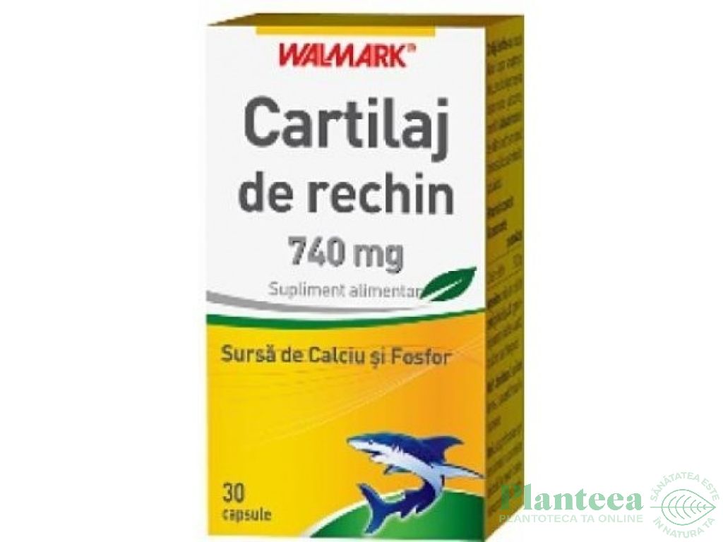 Cartilaj rechin plus 740mg 30cps - WALMARK