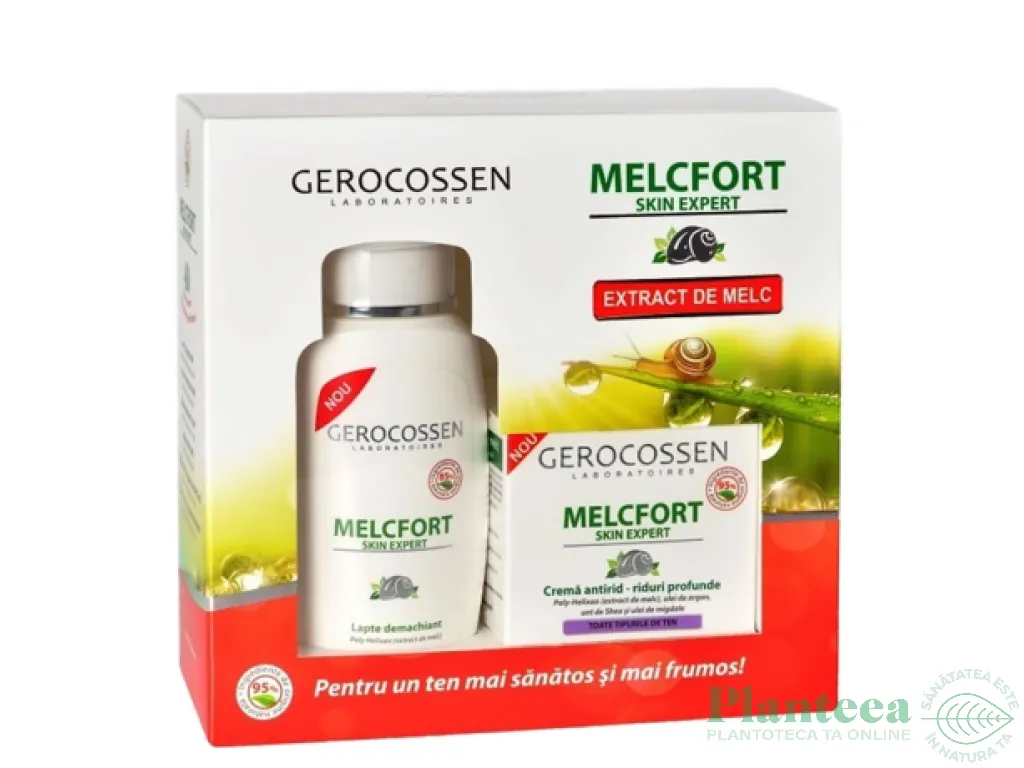 Caseta Melcfort Skin Expert [Crema riduri profunde 35ml+Lapte demachiant 130ml] 2b - GEROCOSSEN