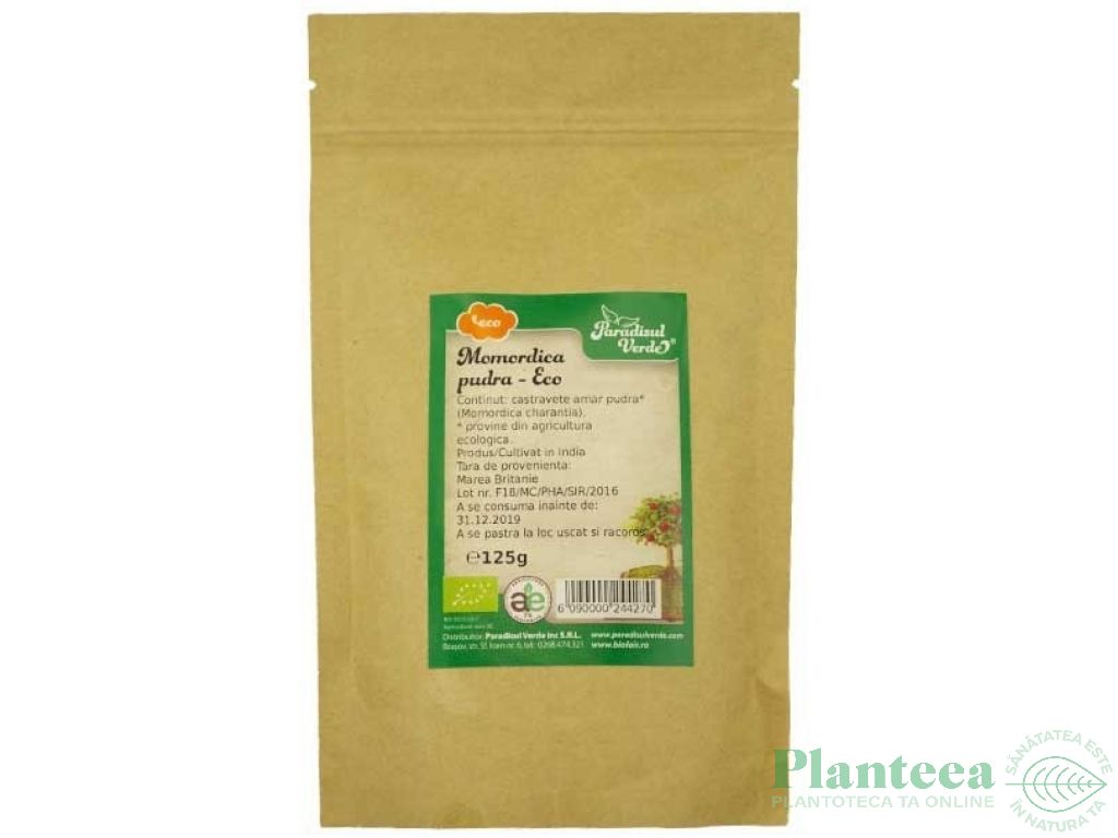 Pulbere momordica eco 125g - PARADISUL VERDE