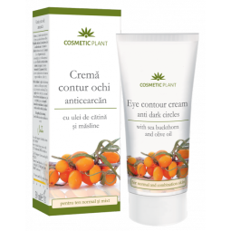 Crema contur ochi ulei catina masline 30ml - COSMETIC PLANT