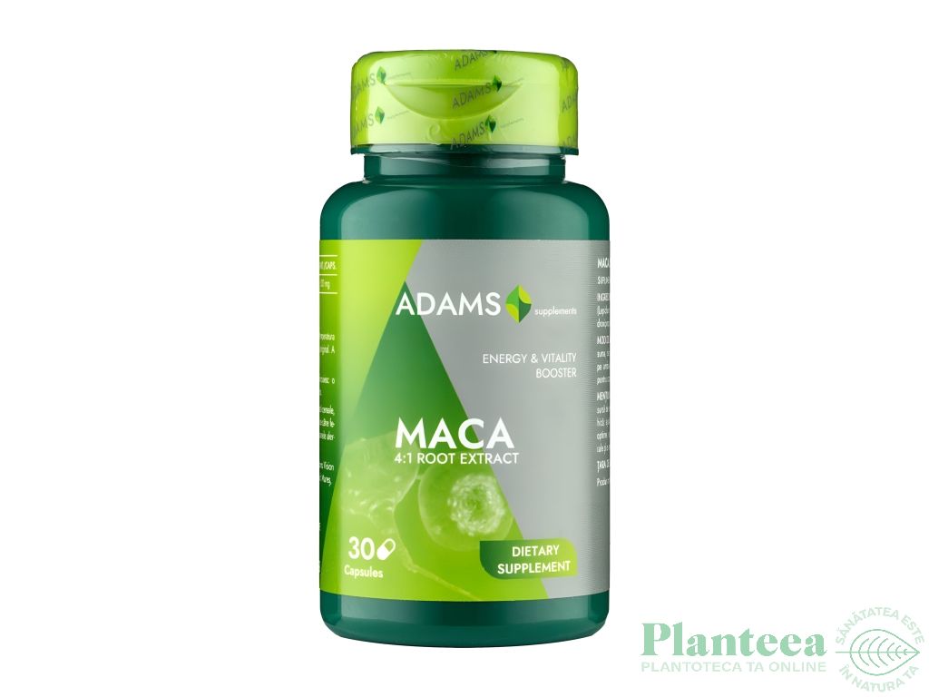 Maca 500mg 30cps - ADAMS SUPPLEMENTS