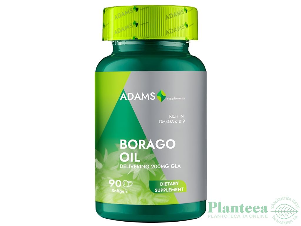 Borago oil 1000mg 90cps - ADAMS SUPPLEMENTS