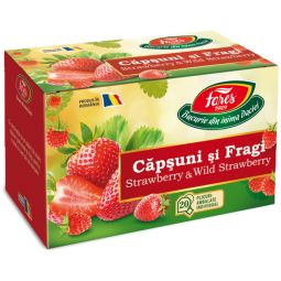 Ceai capsuni fragi refill snur 20dz - FARES