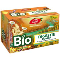 Ceai natural Digestie usoara bio 20pl - FARES