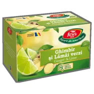 Ceai cu ghimbir lamai verzi snur 20dz - FARES
