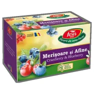 Ceai cu merisoare afine refill snur 20dz - FARES