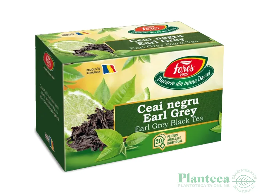 Ceai negru earl grey refill snur 20dz - FARES