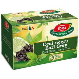 Ceai negru earl grey refill snur 20dz - FARES