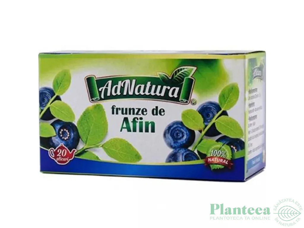 Ceai afin frunze 20dz - ADNATURA