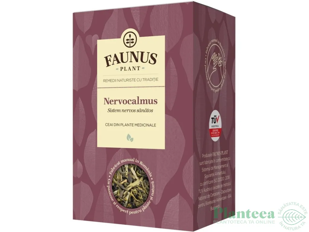 Ceai Nervocalmus 90g - FAUNUS
