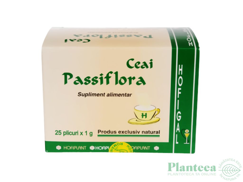 Ceai passiflora natur 25dz - HOFIGAL