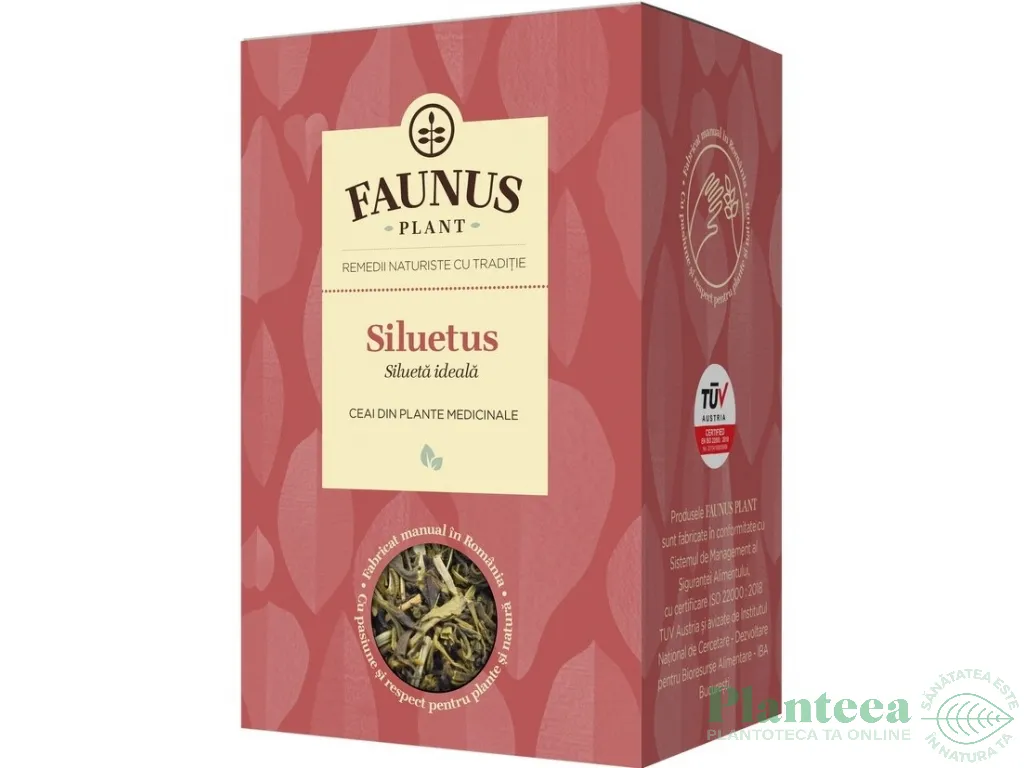 Ceai silueta ideala Siluetus 90g - FAUNUS