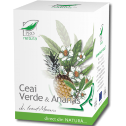 Ceai verde ananas 20dz - MEDICA