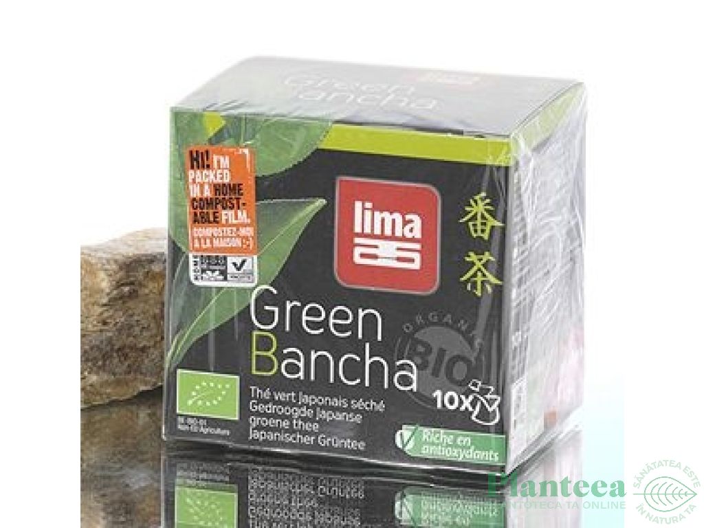 Ceai verde bancha japonez eco 10dz - LIMA