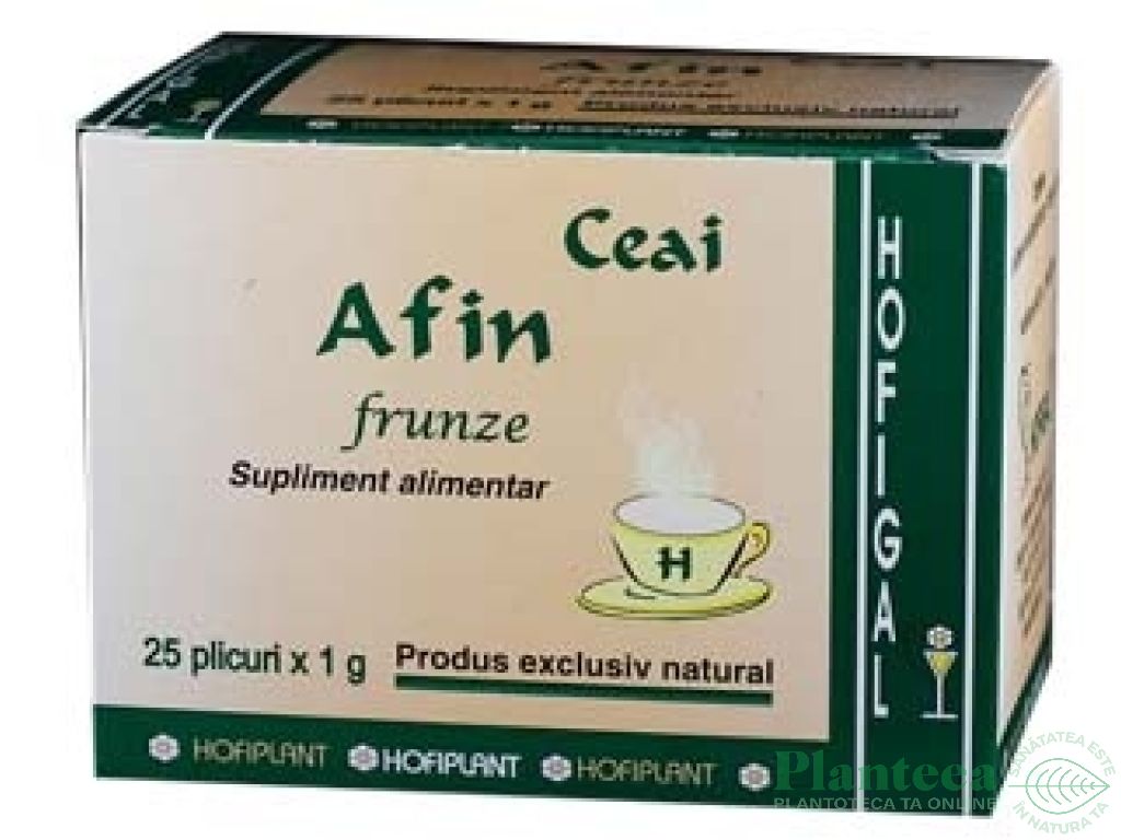 Ceai afin frunze 25dz - HOFIGAL