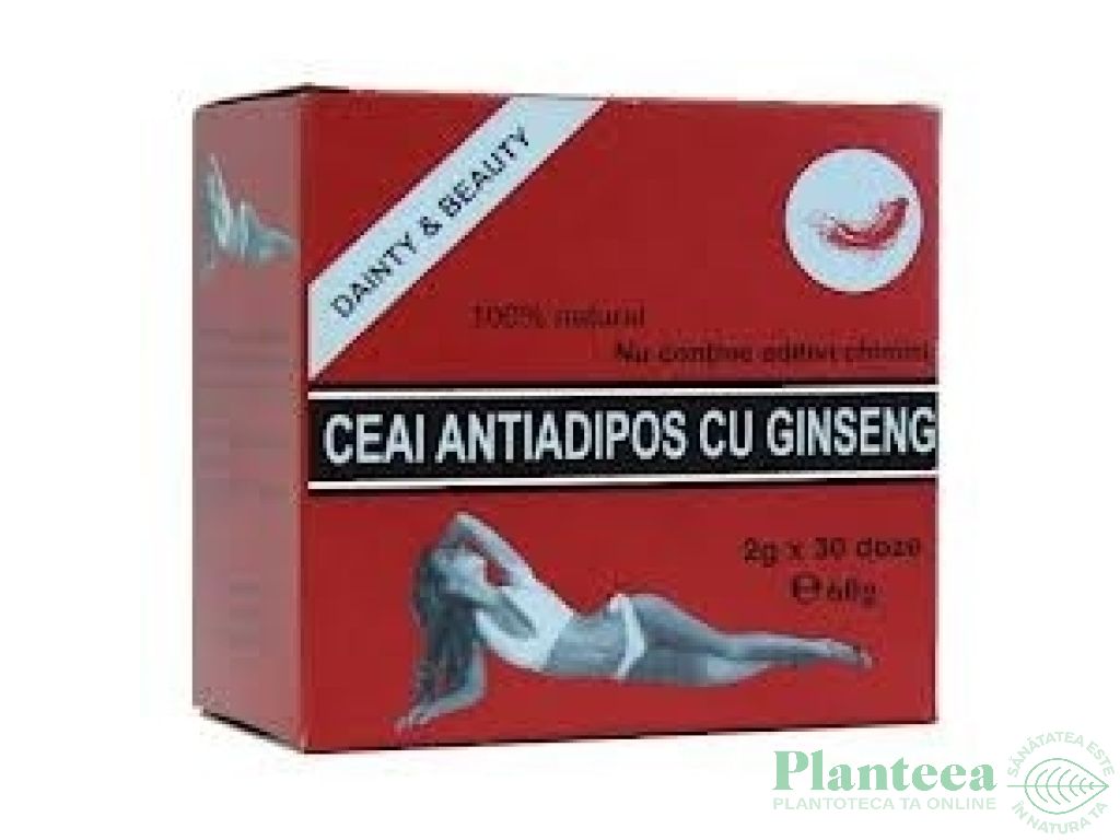 Ceai antiadipos ginseng 30dz - AMEDSSON