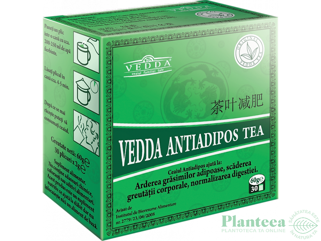 Ceai antiadipos 30dz - VEDDA