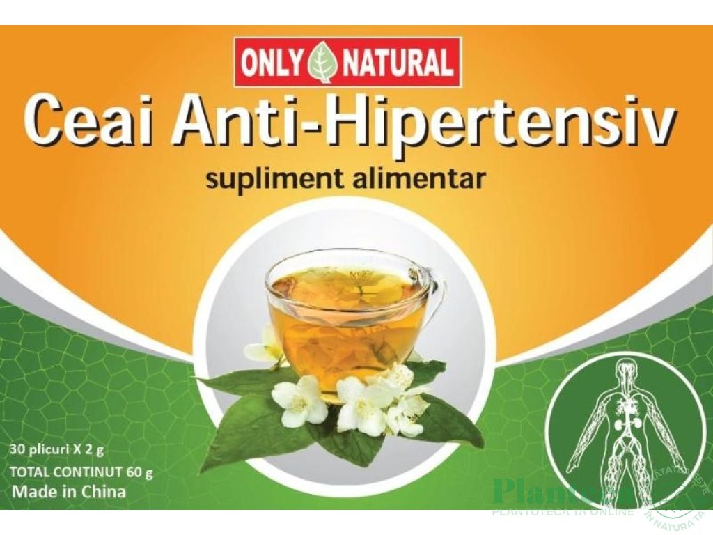 Ceai antihipertensiv 20dz - ONLY NATURAL