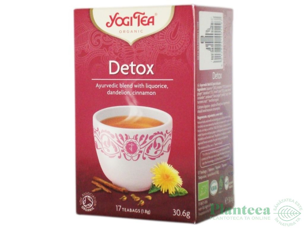 Ceai detoxifiant eco 17dz - YOGI TEA